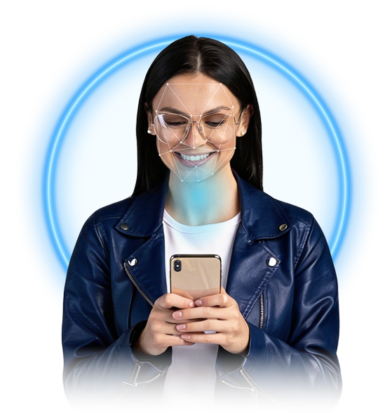 Persona usando Xentral Biometrics